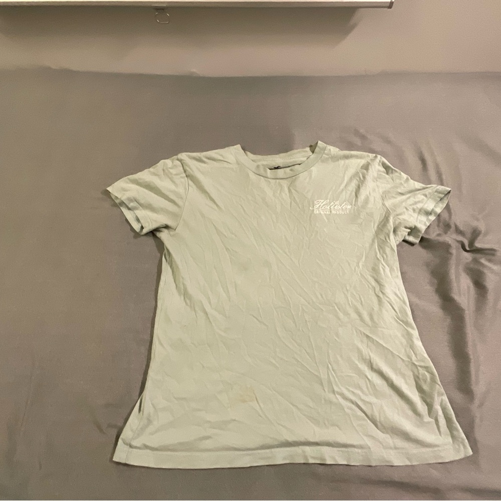 Hollister Light Green Short Sleeve Tee